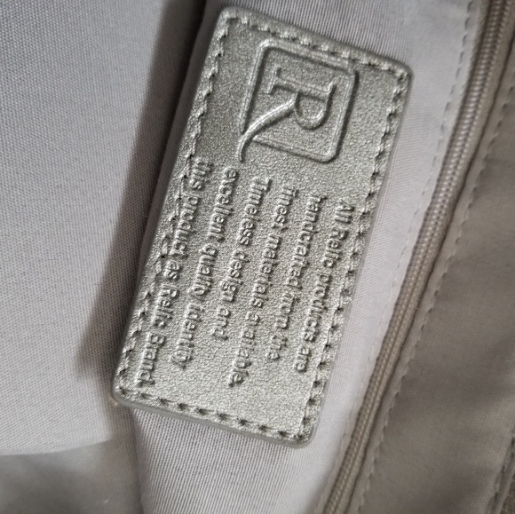 Relic by fossil Hobo sequined silver leather bag - Picture 7 of 7